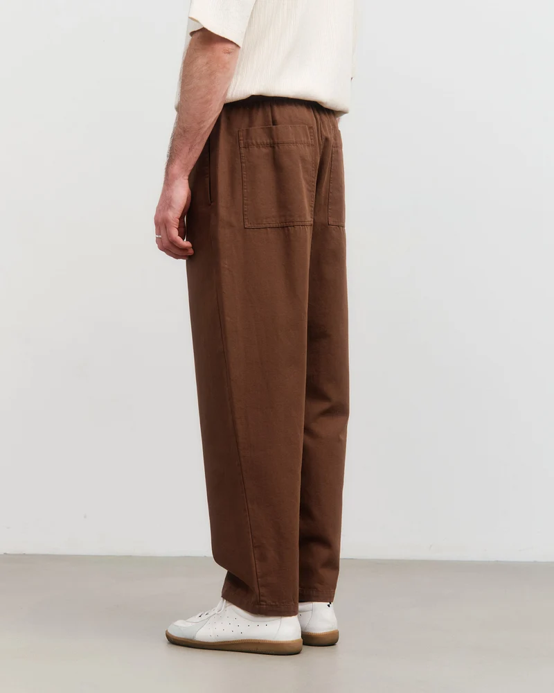 Braune Hose aus Bio-Baumwolle von Rotholz