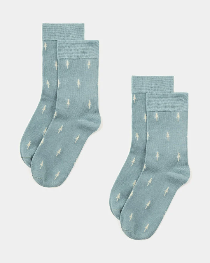TreeSocks Standard Allover Bundle Cloudy Sky