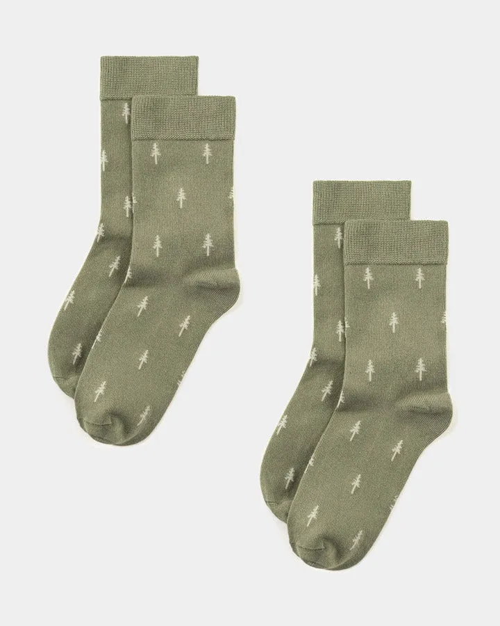 TreeSocks Standard Allover Bundle Pickle