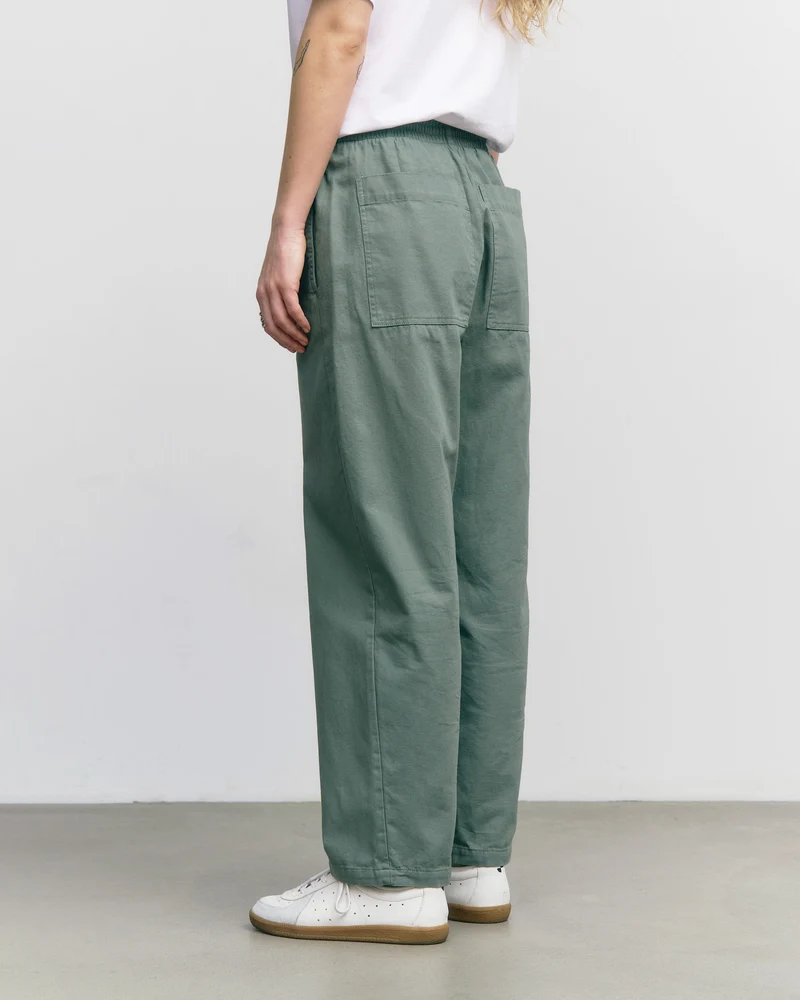 Grüne Hose aus Bio-Baumwolle von Rotholz