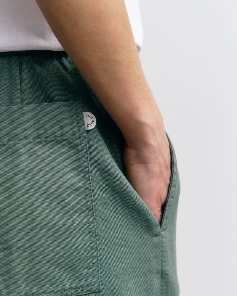 Grüne Hose aus Bio-Baumwolle von Rotholz
