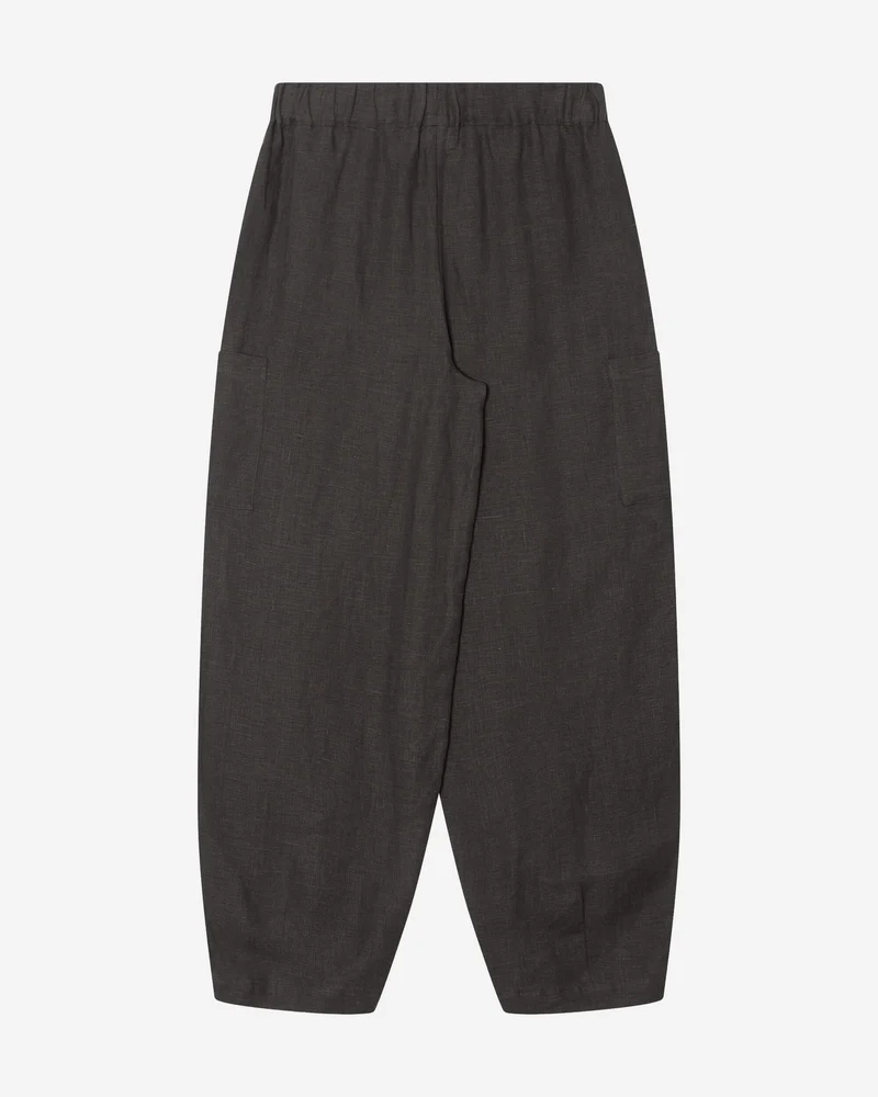 Schwarze Hose aus 100% Leinen von Matona
