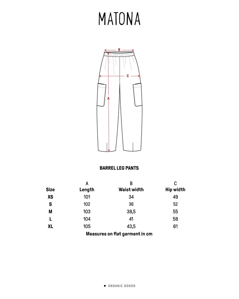 Schwarze Hose aus 100% Leinen von Matona