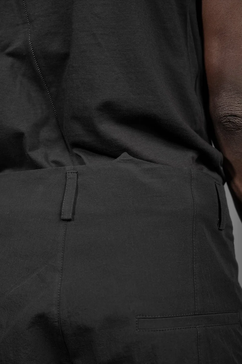 eigensinnig wien | Gropius | Elegante, schwarze Designer Herren-Chino Hose aus japanischer Baumwolle