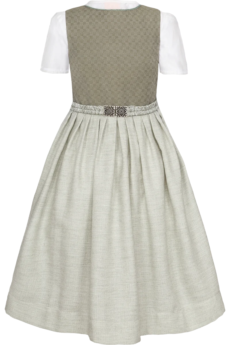 Kinderdirndl mit Wolle und mit Bluse