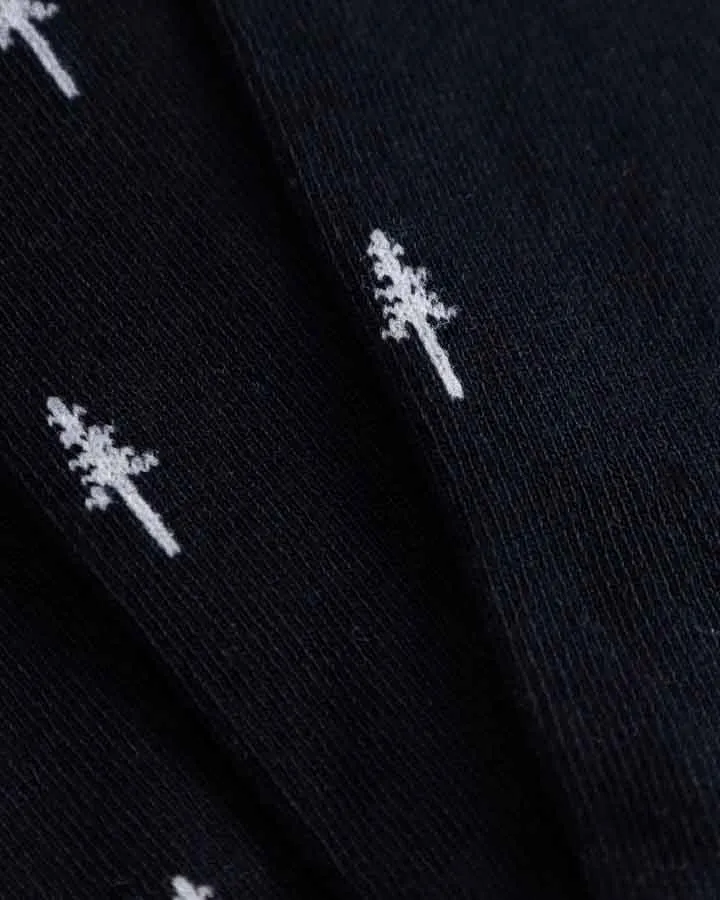 Dunkelblaues Socken-Set Tree Standard aus Tencel von Nikin