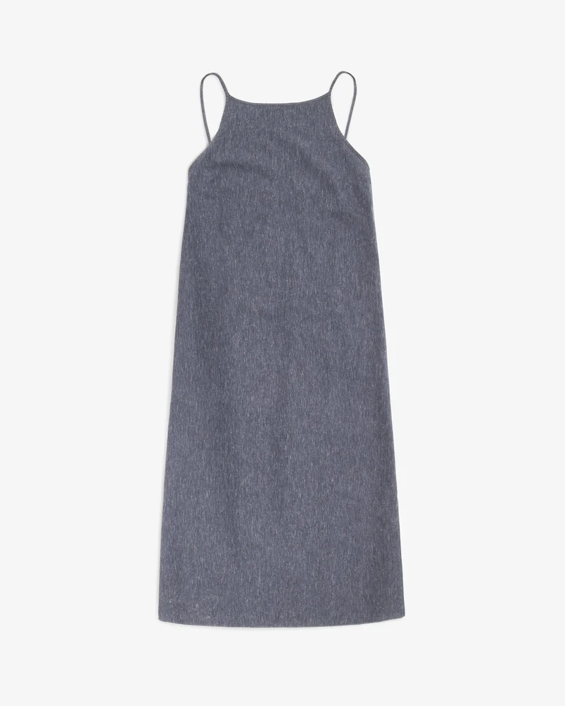 Blaues Kleid aus Bio-Baumwolle von Rotholz