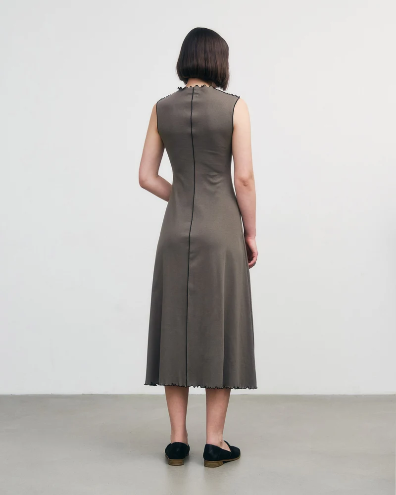 Kleid Pin-Tucked aus Bio-Baumwolle von Rotholz