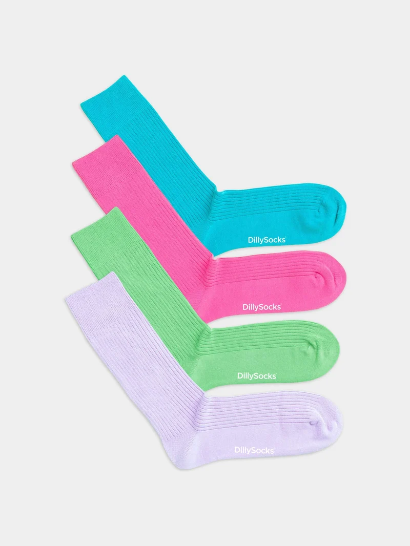 Ribbed Color Blocking (4er Pack)