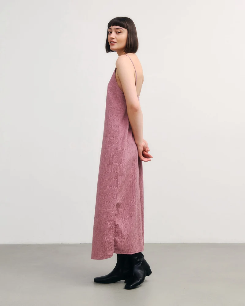Rosa Kleid aus Bio-Baumwolle von Rotholz