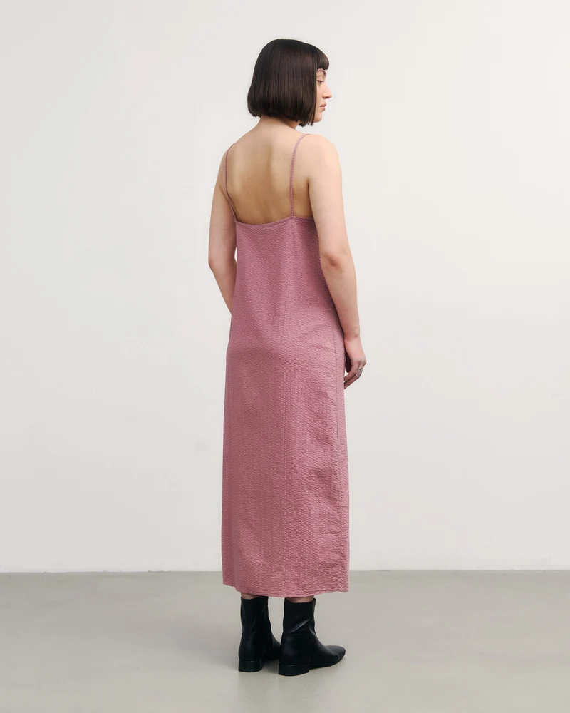Rosa Kleid aus Bio-Baumwolle von Rotholz