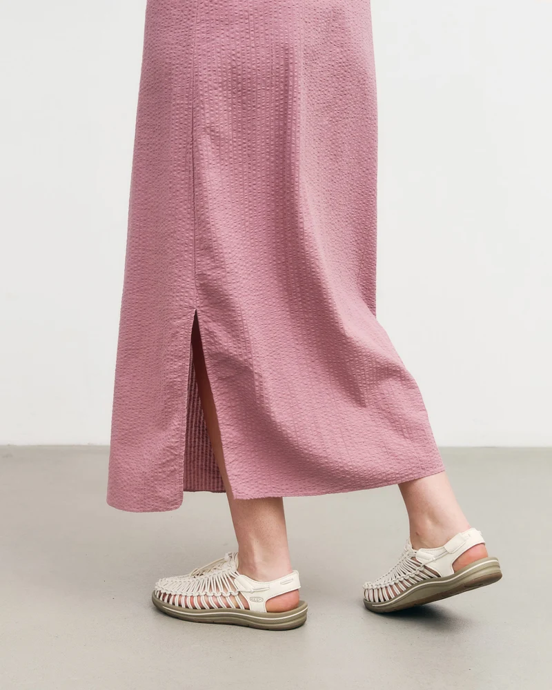 Rosa Kleid aus Bio-Baumwolle von Rotholz
