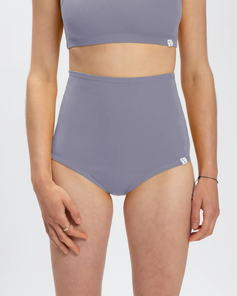 Lila Unterhose Basic aus 100% Bio-Baumwolle von Matona