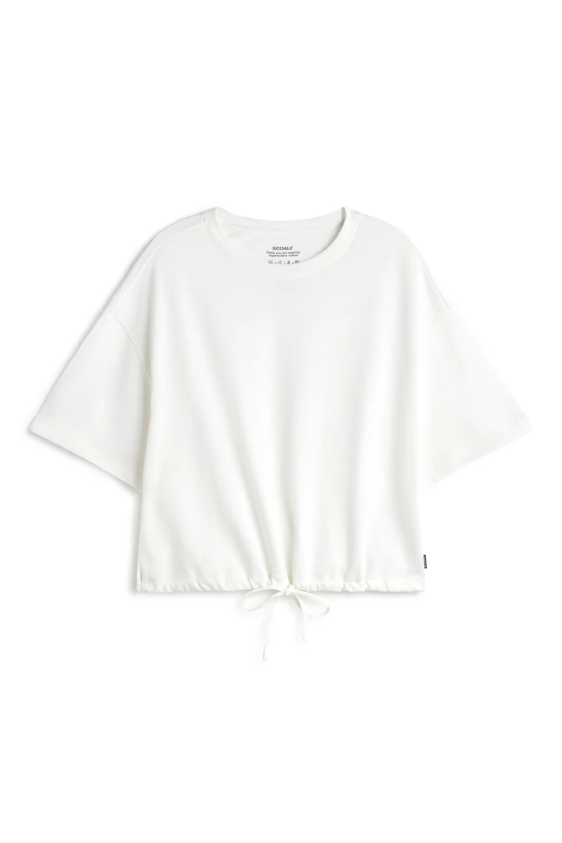 Shirt NEIVA aus Bio Baumwolle und recycleter Wolle von ECOALF in weiss