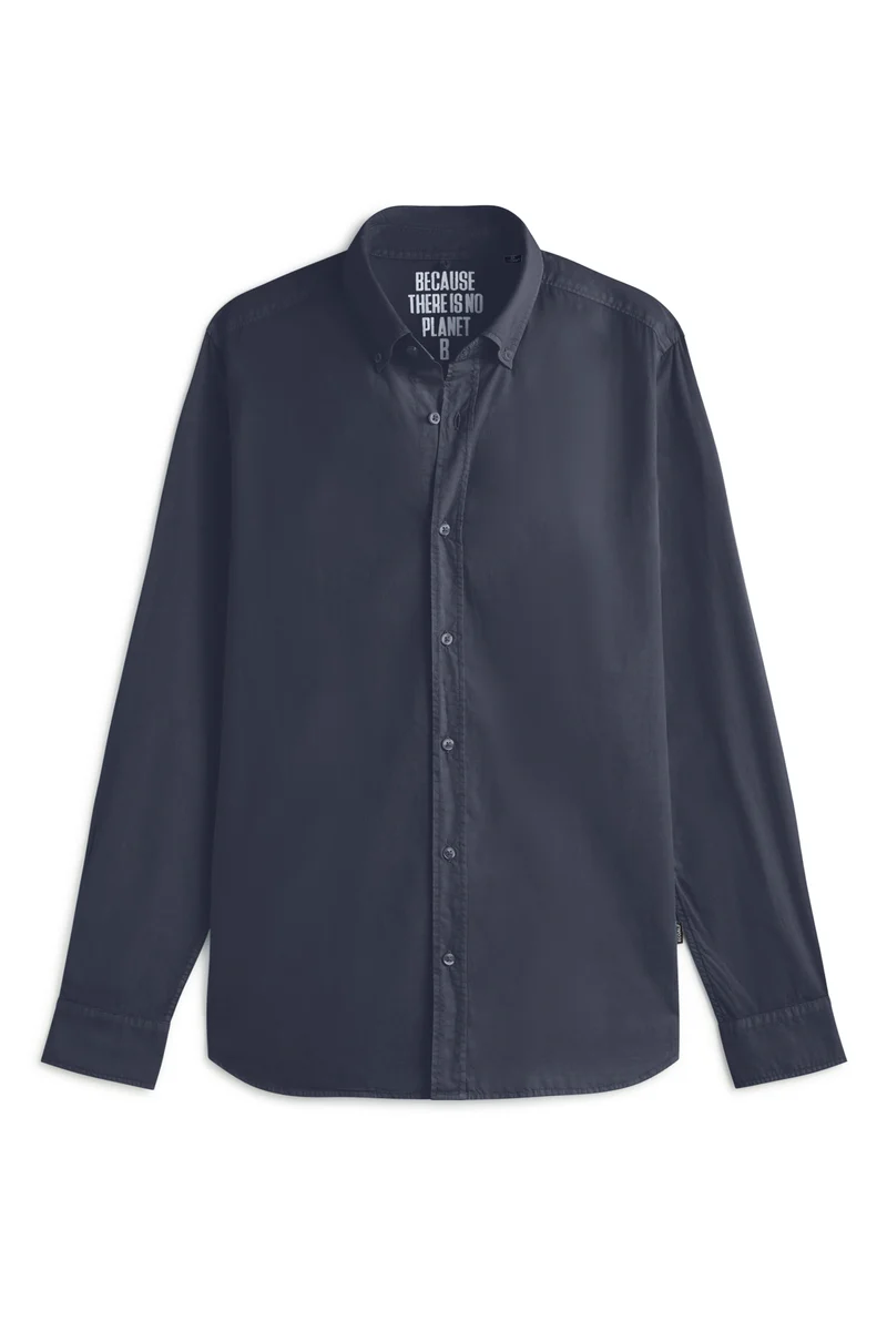Dunkelblaues Hemd ANTEJO aus TENCEL™ von ECOALF
