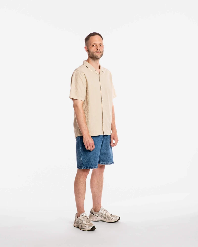 Beiges Hemd Bowling aus 100% Bio-Baumwolle von Matona