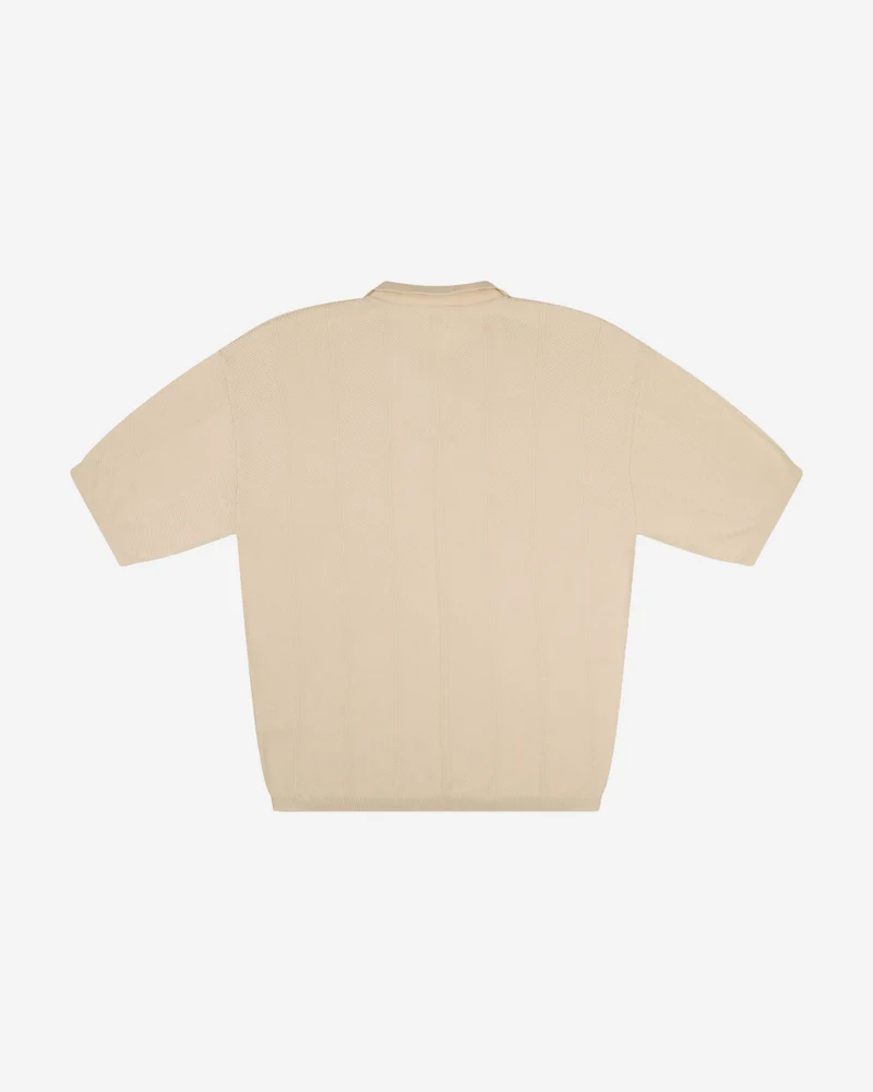Beiges Polo Shirt aus 100% Bio-Baumwolle von Matona