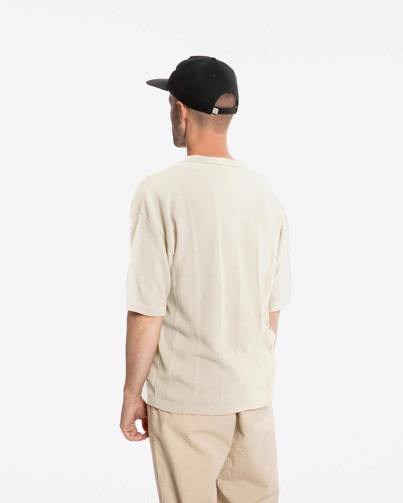 Beiges Polo Shirt aus 100% Bio-Baumwolle von Matona