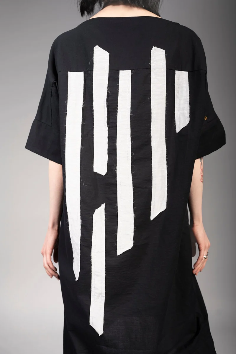 eigensinnig wien | Siouxsie | Extravagantes Grunge Kleid in Schwarz