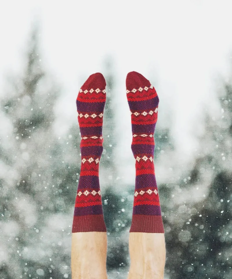 Knitty Log Fire