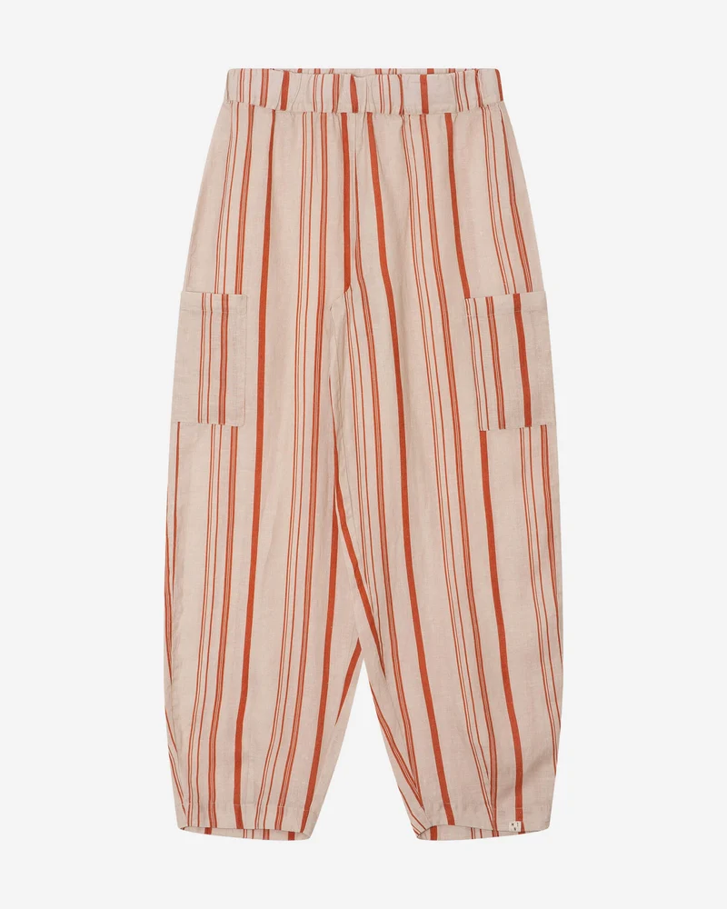 Gestreifte Hose aus 100% Leinen von Matona