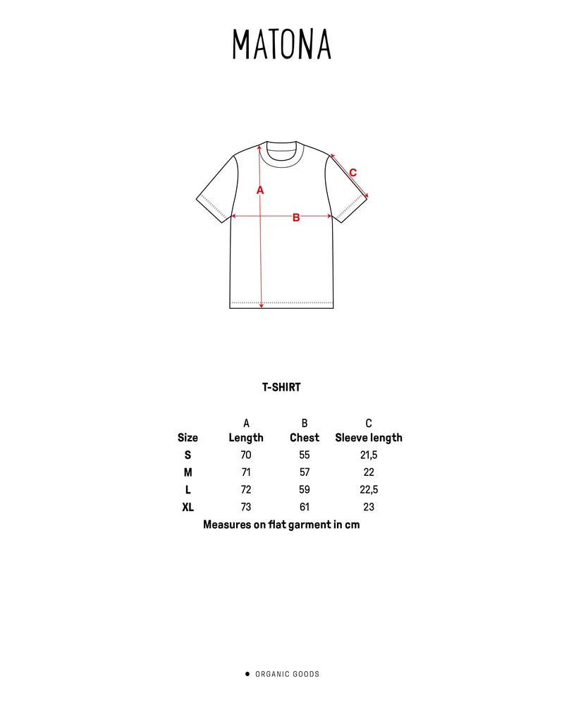 Hellblaues T-Shirt All Day aus 100% Bio-Baumwolle von Matona