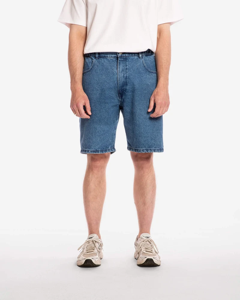 Blaue Shorts aus 100% Bio-Baumwolle von Mantona