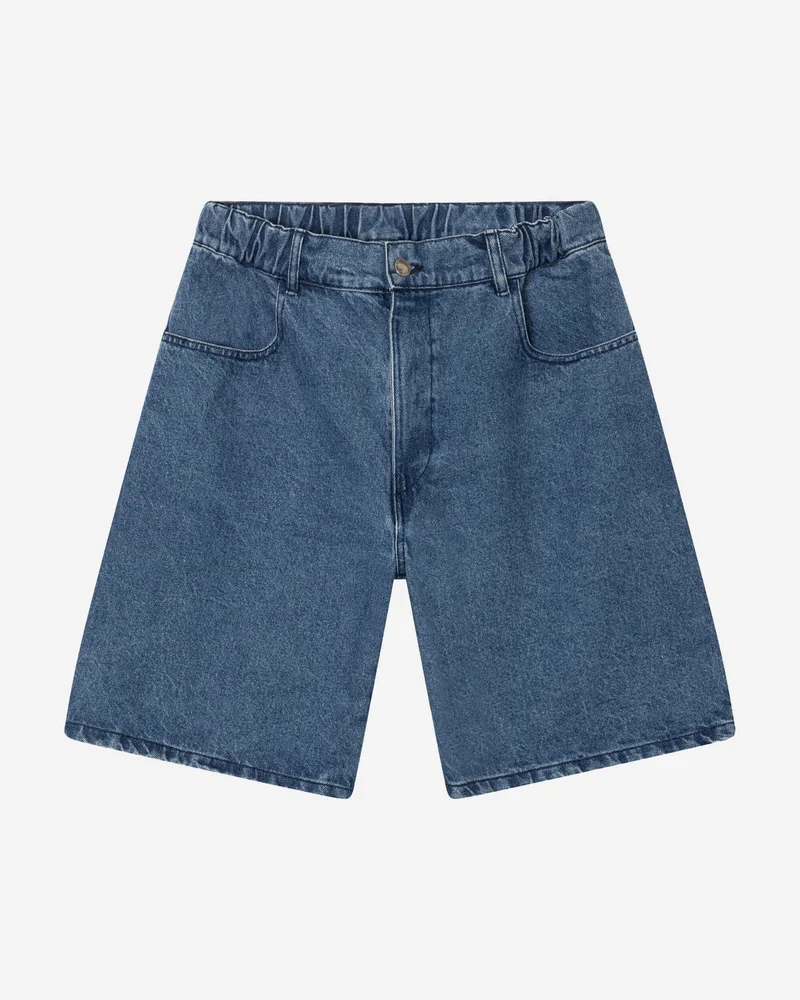 Blaue Shorts aus 100% Bio-Baumwolle von Mantona