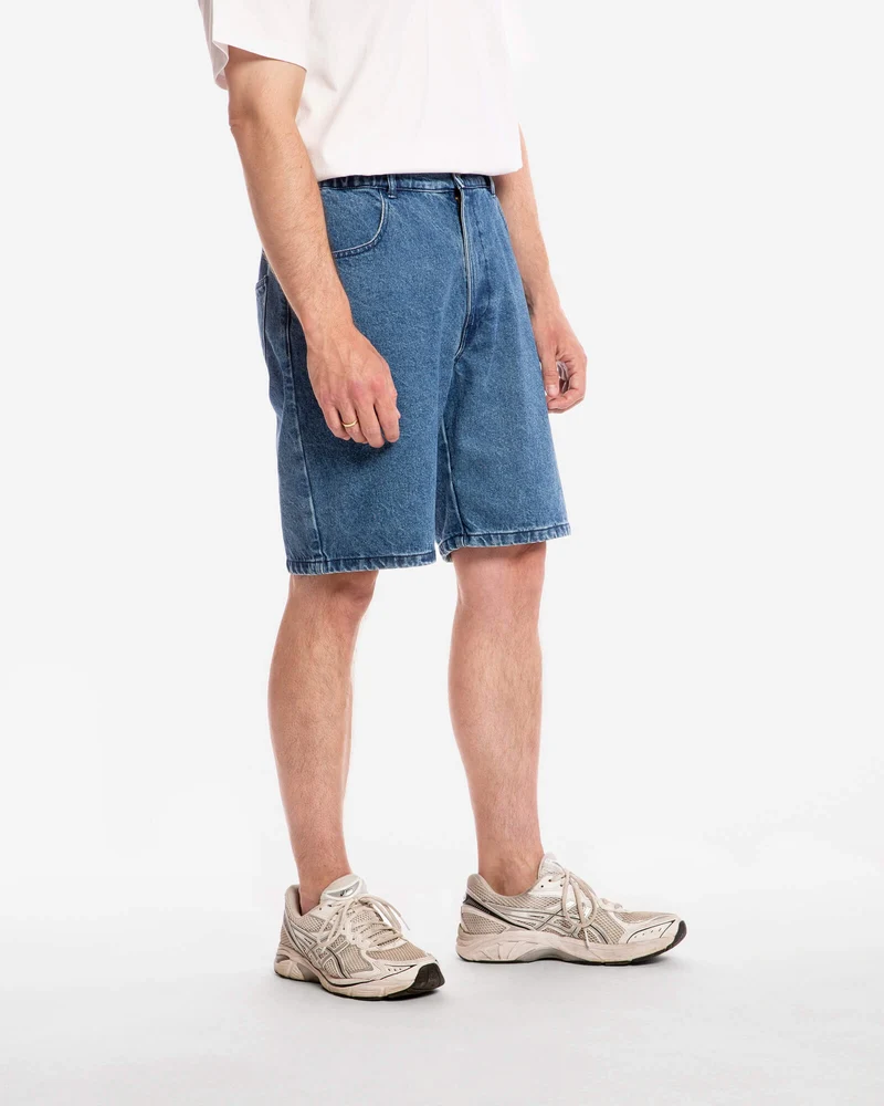Blaue Shorts aus 100% Bio-Baumwolle von Mantona