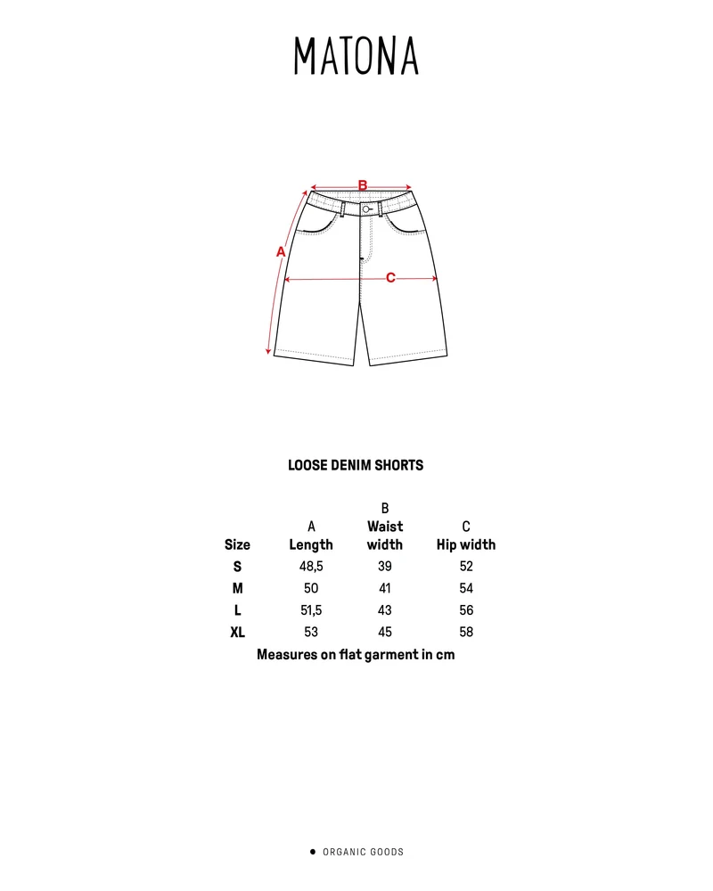 Blaue Shorts aus 100% Bio-Baumwolle von Mantona