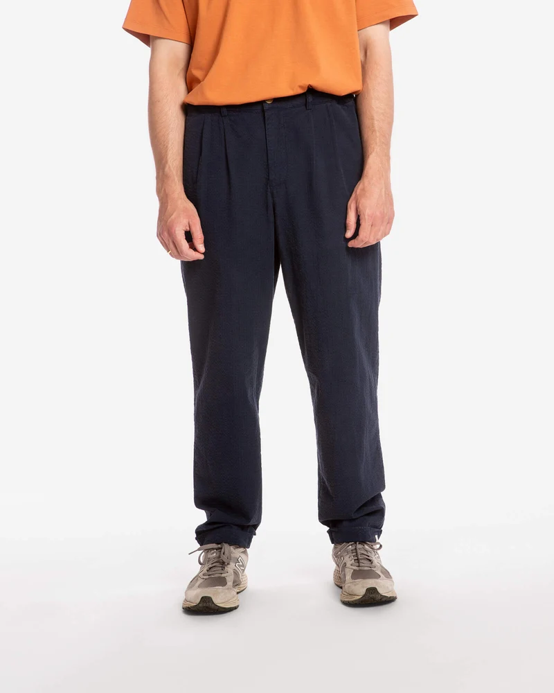 Dunkelblaue Hose aus 100% Bio-Baumwolle von Matona