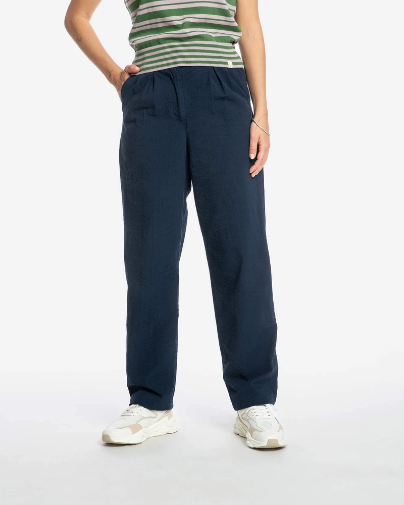 Dunkelblaue Hose aus 100% Bio-Baumwolle von Matona
