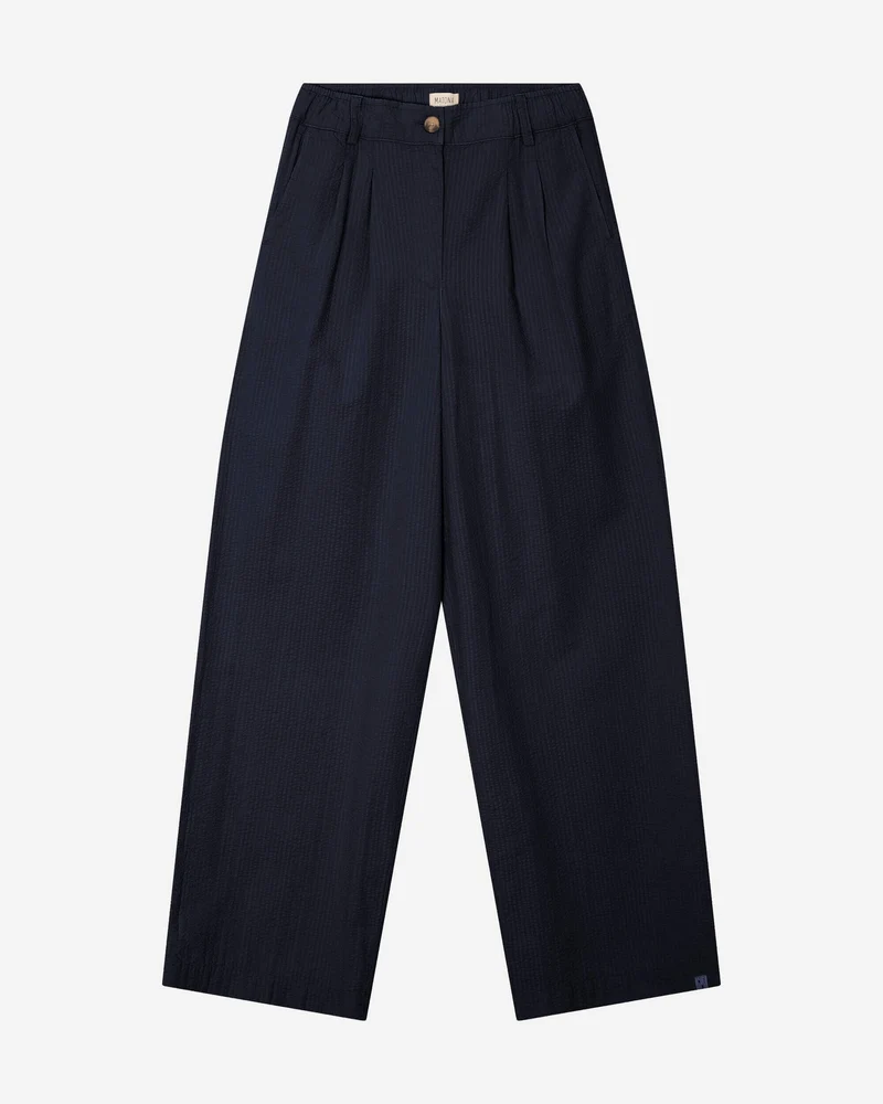 Dunkelblaue Hose aus 100% Bio-Baumwolle von Matona