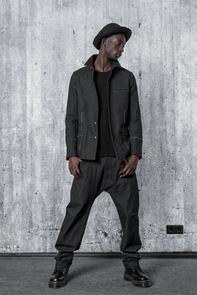 eigensinnig wien | FeuPop | Designer Baggy Jeans Outfit für Herren