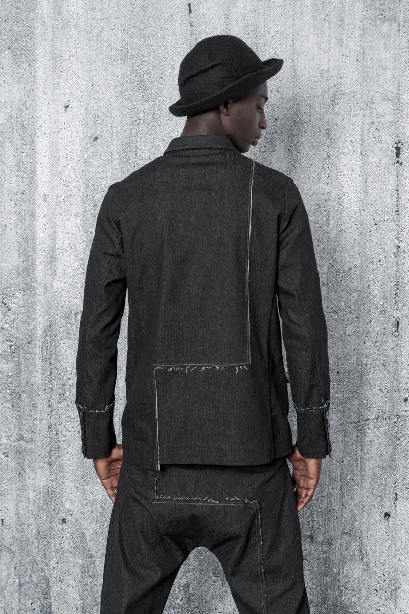eigensinnig wien | FeuPop | Designer Baggy Jeans Outfit für Herren