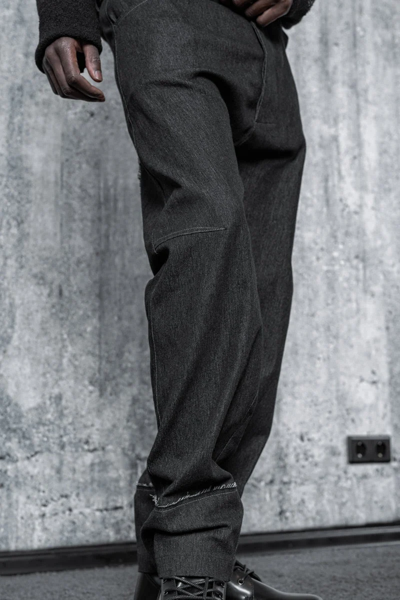 eigensinnig wien | FeuPop | Designer Baggy Jeans Outfit für Herren
