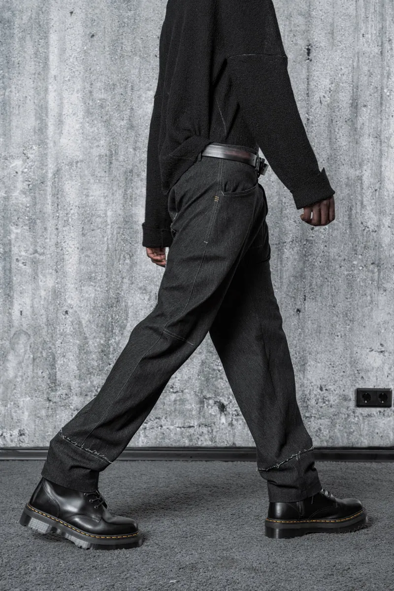 eigensinnig wien | FeuPop | Designer Baggy Jeans Outfit für Herren
