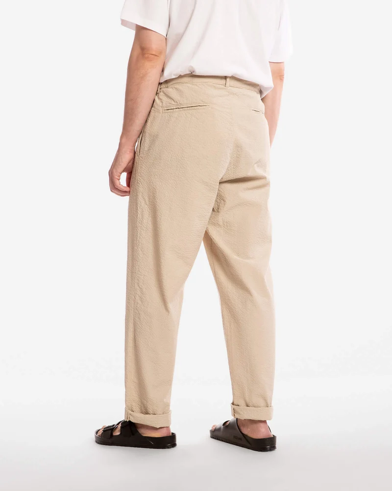 Beige Hose aus 100% Bio-Baumwolle von Matona