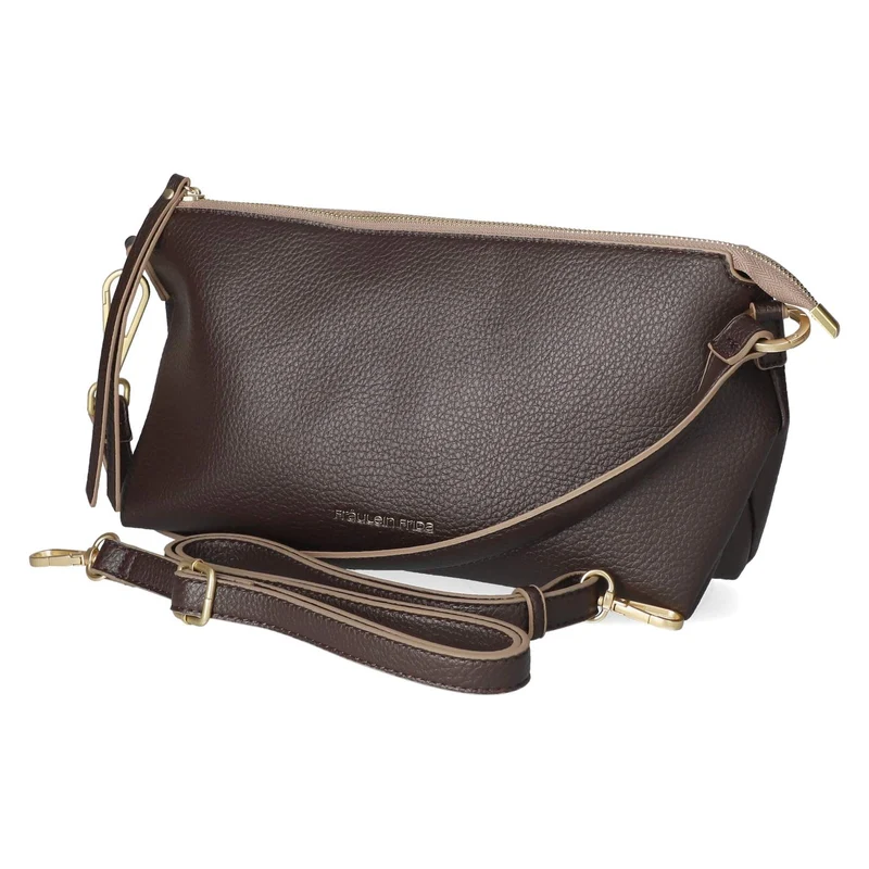 Schultertasche Braun