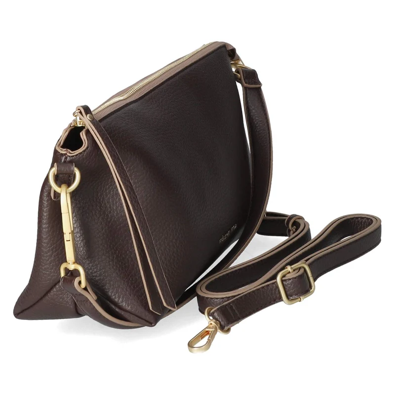 Schultertasche Braun