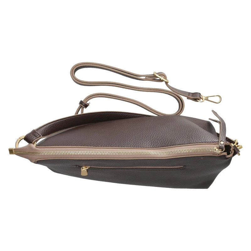 Schultertasche Braun
