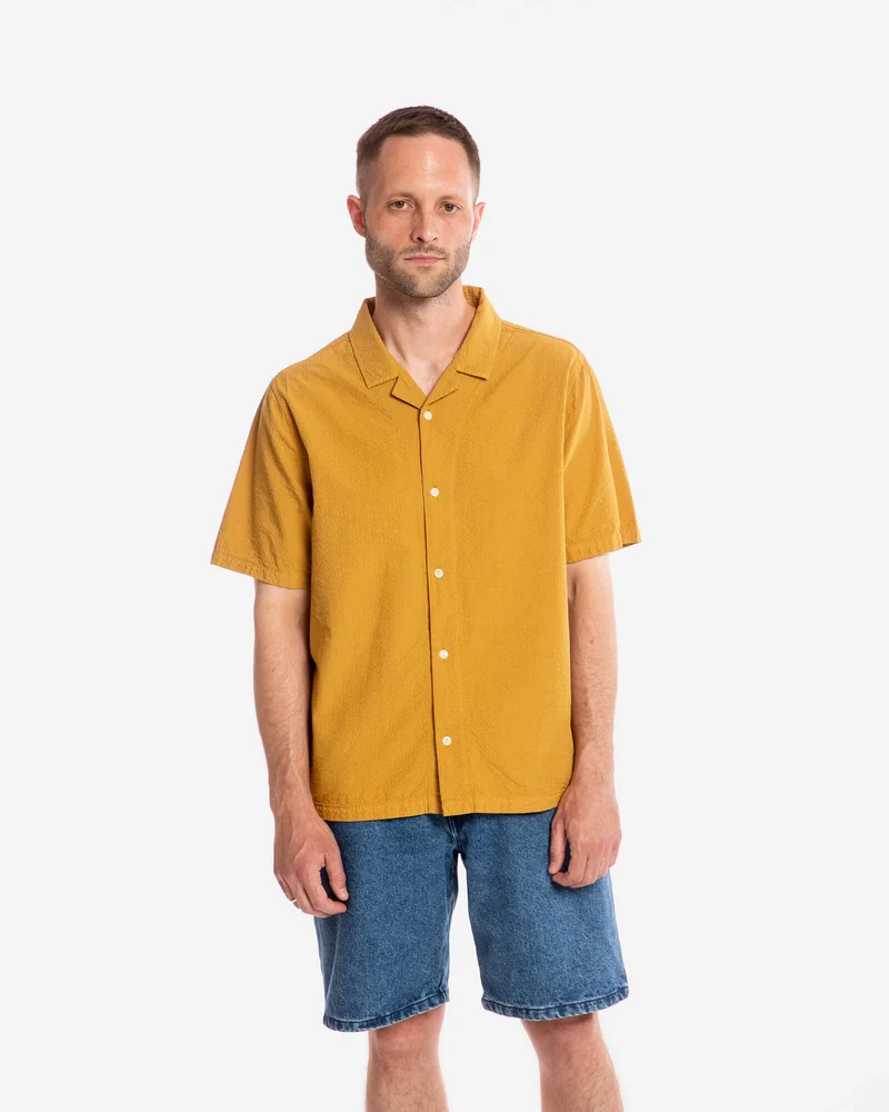 Gelbes Hemd Bowling aus 100% Bio-Baumwolle von Matona