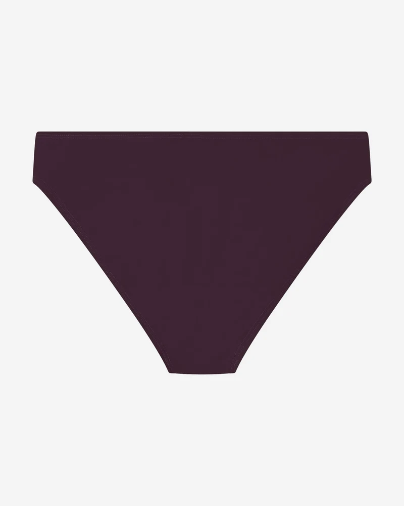 Dunkelviolettes Bikiniunterteil aus nachhaltigem Econyl von Matona