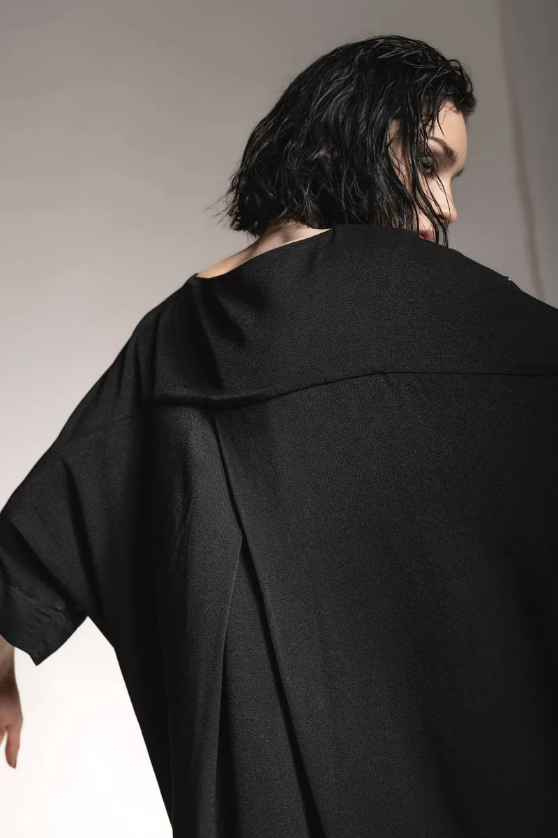 eigensinnig wien | Rosa | Oversize Designer T-Shirt für Damen in Schwarz
