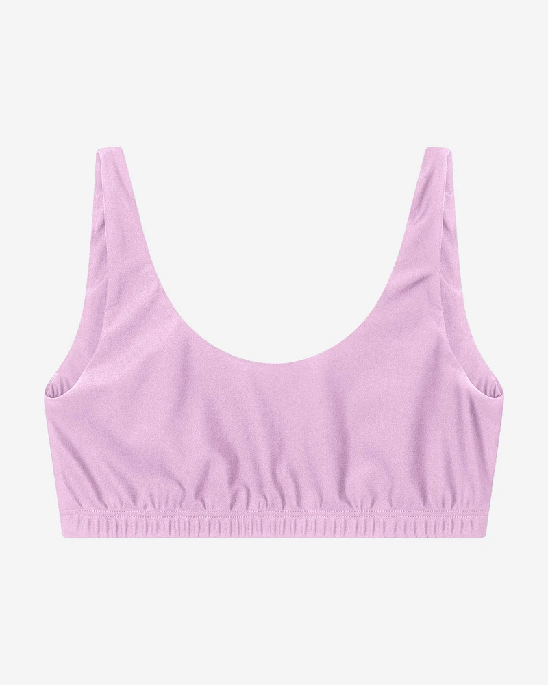 Lila Bikinioberteil Surf aus nachhaltigem Econyl von Matona