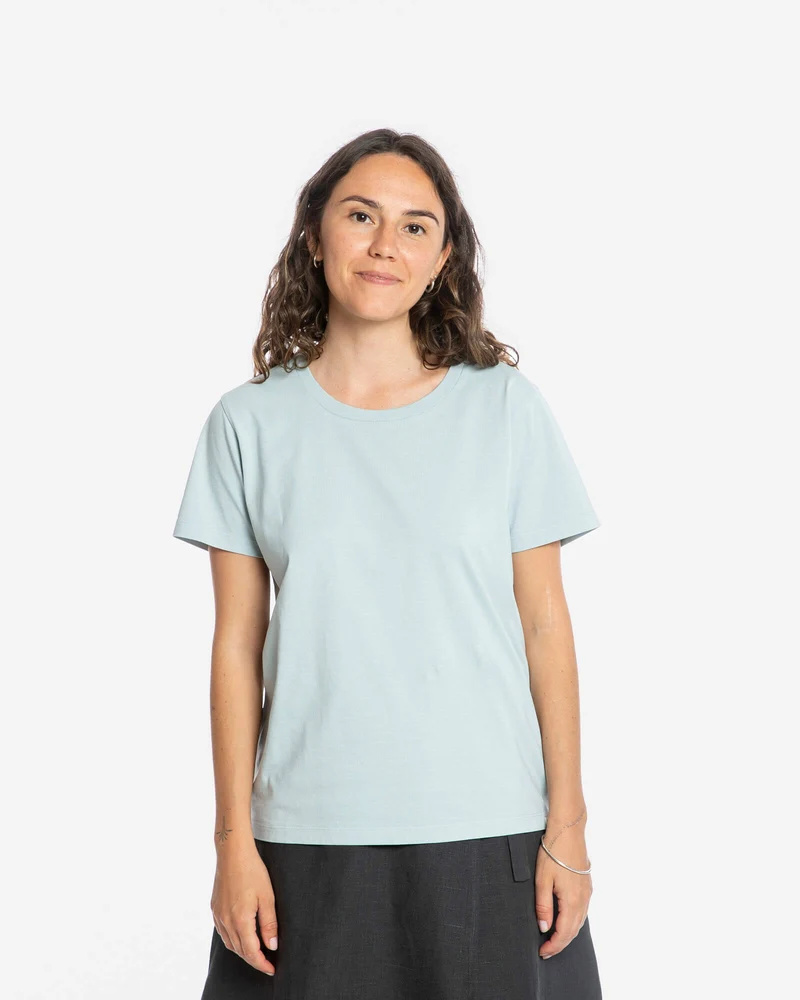 Hellblaues T-Shirt Core aus Bio-Baumwolle von Matona