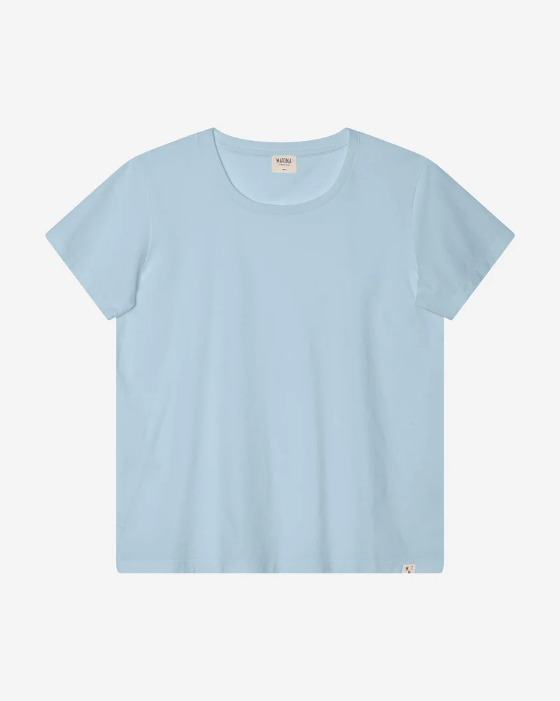 Hellblaues T-Shirt Core aus Bio-Baumwolle von Matona