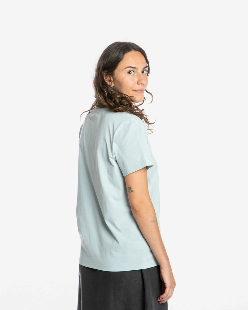 Hellblaues T-Shirt Core aus Bio-Baumwolle von Matona