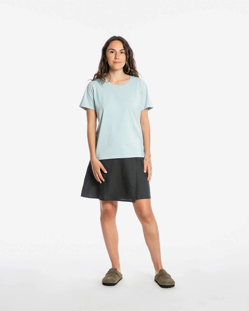 Hellblaues T-Shirt Core aus Bio-Baumwolle von Matona