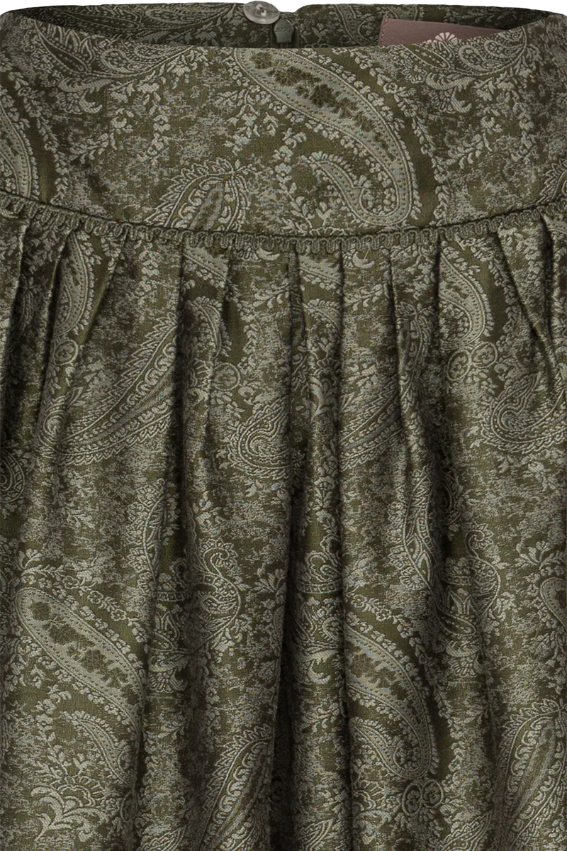 Langer Trachtenrock mit Paisleymuster